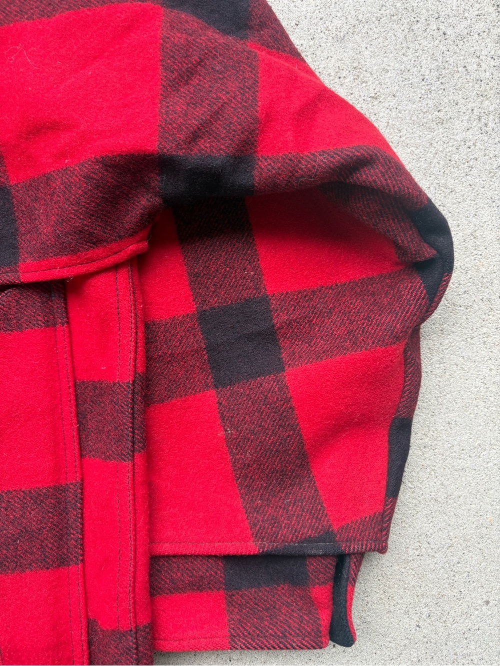 Vintage Filson Double Mackinaw Cruiser Wool Jacket USA Buffalo Plaid Mens XL - Picture 11 of 13